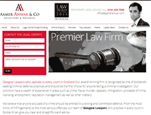 Tablet Screenshot of glasgow-lawyer.com